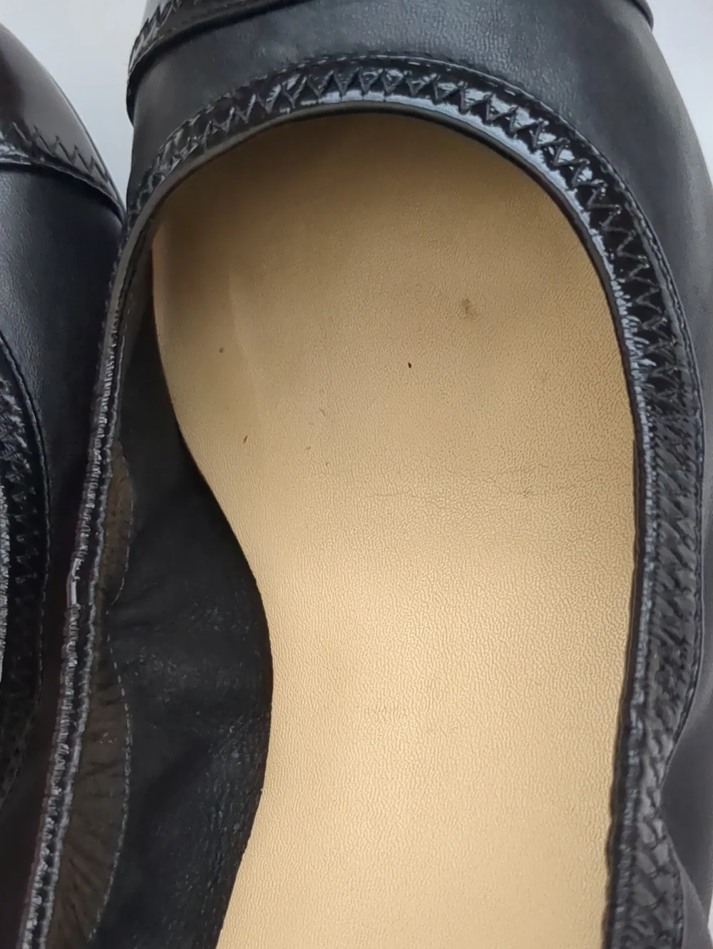 Cole Haab Nike Air Leather Patent Cap Toe Wedge Sz 8